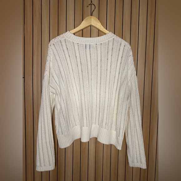 Neutral closet staple knit sweater L - Picture 3 of 4